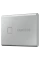 Внешний портативный SSD накопитель Samsung Portable SSD T7 Touch, 2 TB, Серебристый (MU-PC2T0S/WW)
