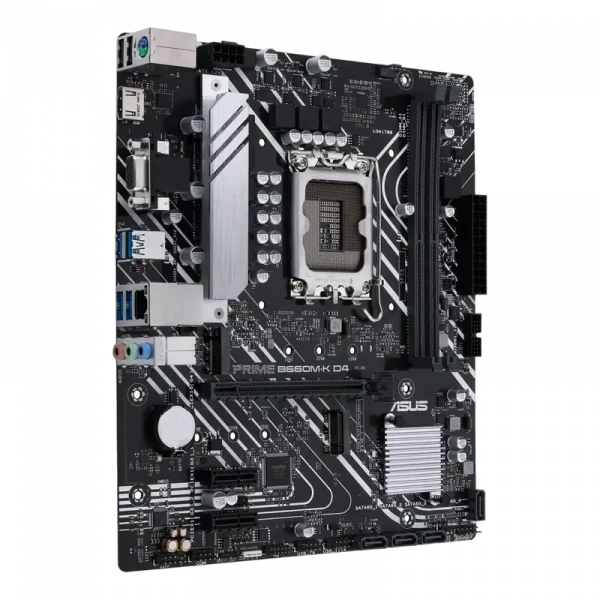Placă de bază ASUS PRIME B660M-K D4, LGA1700, Intel B660, Micro-ATX