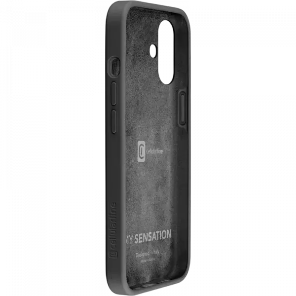 Чехол Cellularline Sensation - iPhone 16 Plus, Чёрный