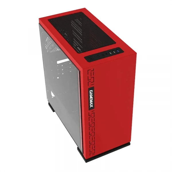 Компьютерный корпус Gamemax EXPEDITION, Mini-Tower, ATX, Красный