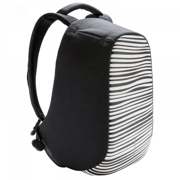 Рюкзак для ноутбука Bobby Compact, 14, Искусственная кожа, Черный/Белый