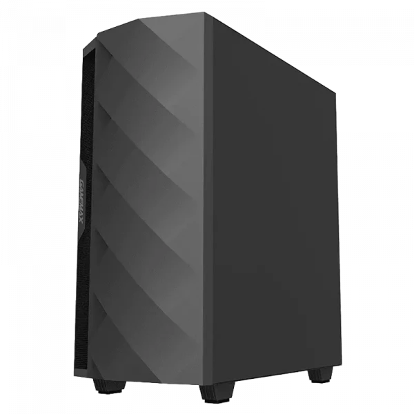 Компьютерный корпус Gamemax Diamond COC, Midi-Tower, Без блока питания, Чёрный