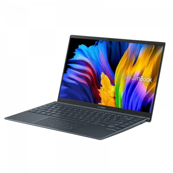 Laptop 14 ASUS Zenbook 14 UM425UA, Pine Grey, AMD Ryzen 5 5500U, 16GB/512GB, Fără SO