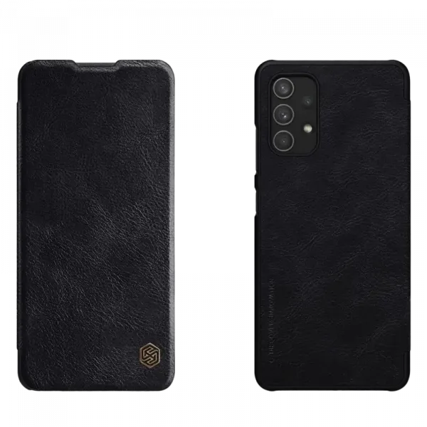 Чехол книжка Nillkin Galaxy A72 - Qin LC, Чёрный