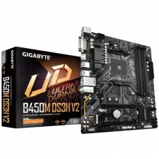 Материнская плата Gigabyte B450M DS3H V2 1.0, AM4, AMD B450, Micro-ATX