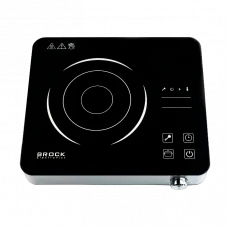 Plită electrică mini BROCK HP2021GY, Oțel Inoxidabil / Negru