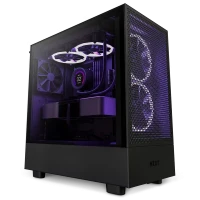 Carcasă PC NZXT H5 Flow, Midi-Tower, ATX, Negru