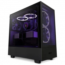 Carcasă PC NZXT H5 Flow, Midi-Tower, ATX, Negru