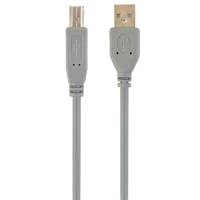 Cablu de comunicație Cablexpert CCP-USB2-AMBM-6G, USB Type-A/USB Type-B, 1,8m, Gri