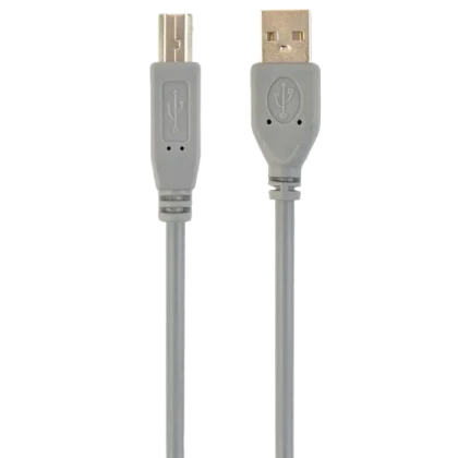 Коммуникационный кабель Cablexpert CCP-USB2-AMBM-6G, USB Type-A/USB Type-B, 1,8м, Серый