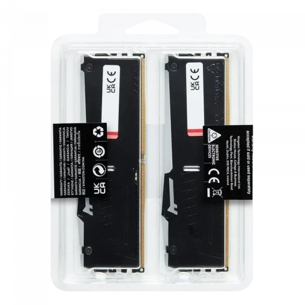 Memorie RAM Kingston FURY Beast RGB, DDR5 SDRAM, 5600 MHz, 32 GB, KF556C36BBEAK2-32