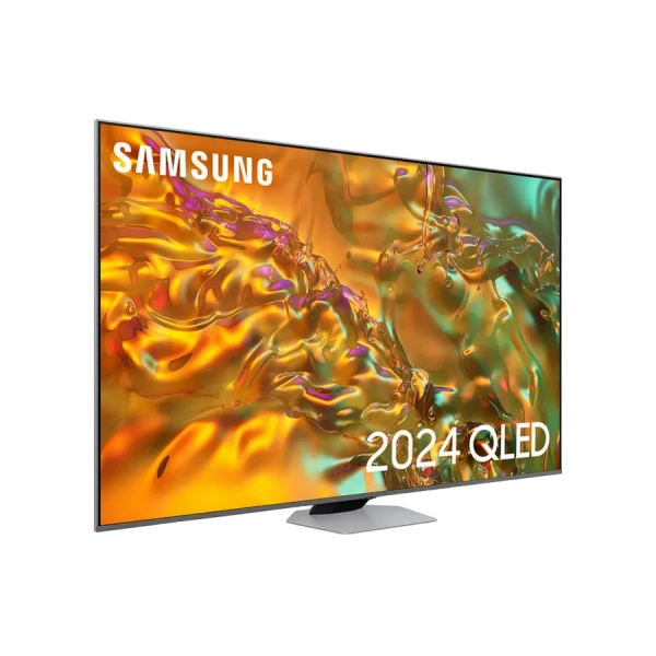 55 QLED SMART TV Samsung QE55Q80DAUXUA, 3840x2160 4K UHD, Tizen 8.0, Argintiu
