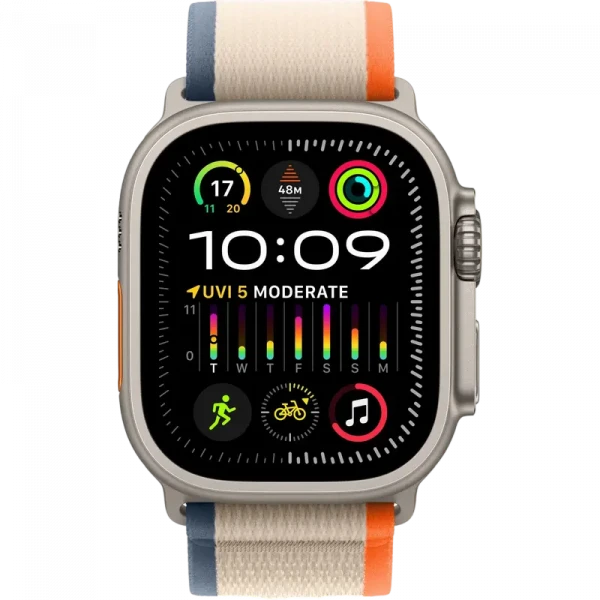 Ceas inteligent Apple Watch Ultra 2, 49mm, Portocaliu | Bej