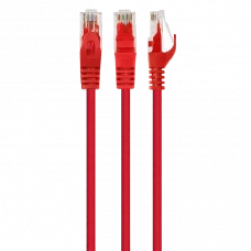 Patch cord Cablexpert PP6U-0.25M/R, Cat6 UTP, 0,25m, Roșu