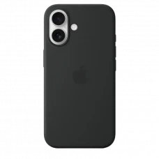 Чехол Apple iPhone16 Silicone Case with MagSafe, Чёрный