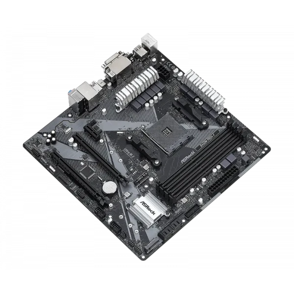 Материнская плата ASRock B450M PRO4-F R2.0, AM4, AMD B450, Micro-ATX