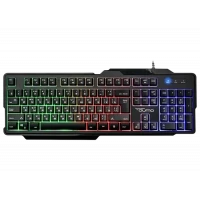 Клавиатура QUMO Cobra, Проводное, Чёрный