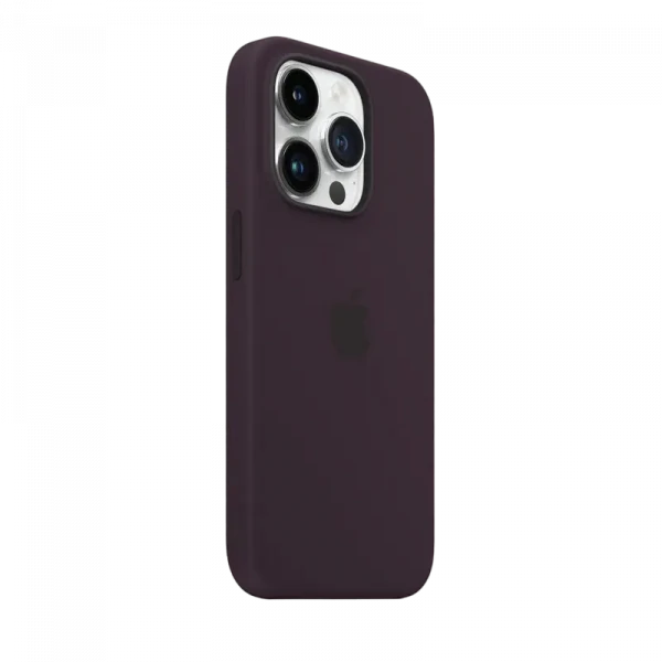 Husă Apple iPhone 14 Pro Silicone Case with MagSafe, Negru-Violet