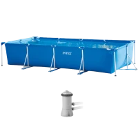 Piscină cu cadru metalic Intex, 7127L, Albastru, 28274