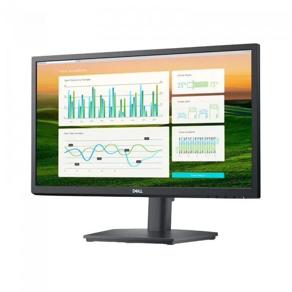 Монитор DELL E2222HS / 21,5 дюймов / VA 1920x1080 FHD / Чёрный