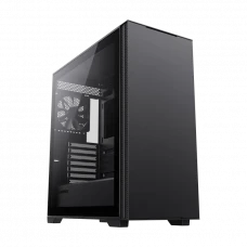 Carcasă PC Gamemax QUEST, Midi-Tower, Fără PSU, Negru