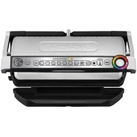 Электрический Гриль Tefal OptiGrill+ XL, 2000Вт, Серебристый