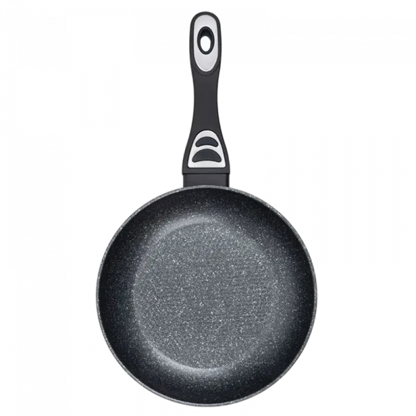 Tigaie RESTO 93152, 24cm, Negru