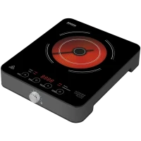 Электическая настольная плита BROCK HPI1001GY, Чёрный