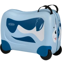Чемодан для багажа Samsonite Spinner, Полипропилен, Голубой