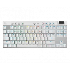 Tastatură Logitech G Pro X TKL, Cu fir / Fără fir, Alb