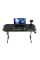 Birou Gaming Gamemax D140-Carbon RGB, Negru