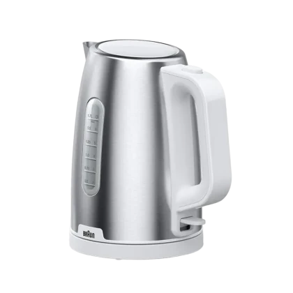 Fierbător electric Braun WK 1500 WH, Alb | Oţel inoxidabil