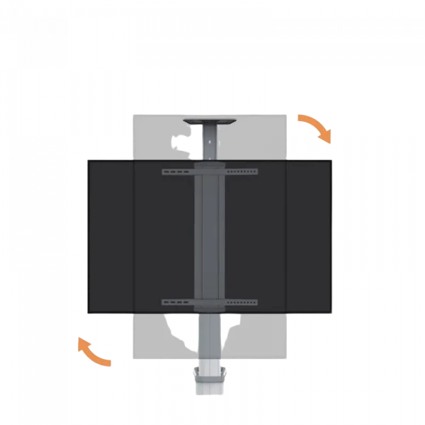 Подставка под телевизор на ножке Reflecta TV Stand 70VCP-Shelf, White, Белый