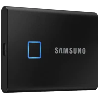Внешний портативный SSD накопитель Samsung Portable SSD T7 Touch, 1 ТБ, Чёрный (MU-PC1T0K/WW)