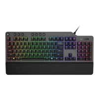 Клавиатура Lenovo Legion K500, Проводное, Чёрный