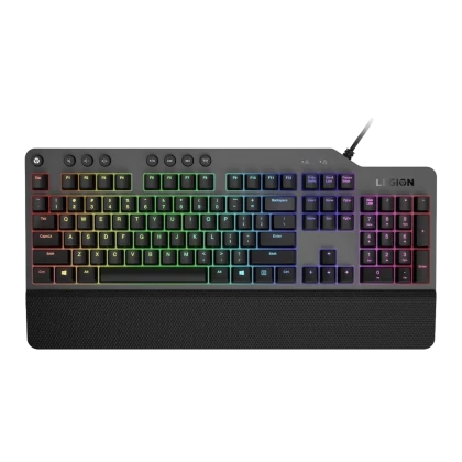 Клавиатура Lenovo Legion K500, Проводное, Чёрный