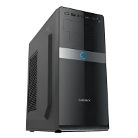 Carcasă PC Sohoo 5908BG, Midi-Tower, ATX, Negru/Gri