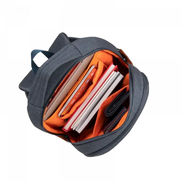 Rucsac pentru Laptop RivaCase Galapagos, 15.6, Poliester, Gri închis