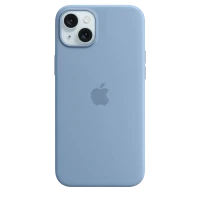 Husă Apple iPhone 15 Plus Silicone Case with MagSafe, Albastru de iarnă
