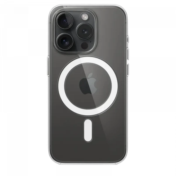 Husă Apple 15 Pro Clear Case with MagSafe, Transparent