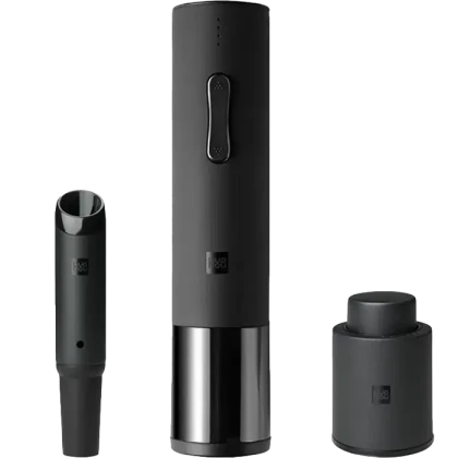 Set pentru vinuri Huohou HU0090, Negru