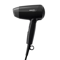 Компактный фен Philips EssentialCare BHC010/10, 1200 Вт, Чёрный