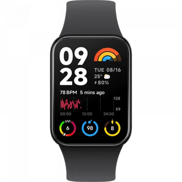 Ceas Sport/Antrenament Xiaomi Smart Band 8 Pro, Negru