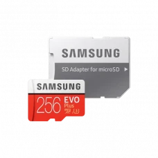 Карта памяти Samsung EVO Plus MicroSD, 256Гб (MB-MC256HA/RU)