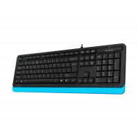 Клавиатура A4Tech FK10, Проводное, Черный/Синий