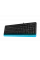 Tastatură A4Tech FK10, Cu fir, Negru/Albastru