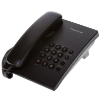 Telefon cu fir Panasonic KX-TS2350, Negru