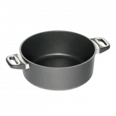 Cratiță AMT Gastroguss I-1228-E, 5,5L, 28cm, Grey