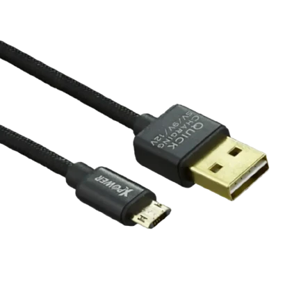 Cablu încărcare și sincronizare Xpower Micro cable Speed Cable, USB Type-A/micro-USB, 1,2m, Negru