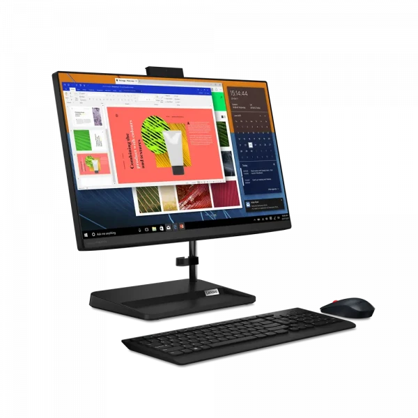 Computer All-in-One Lenovo IdeaCentre 3 27ITL6, 27, Intel Core i3-1115G4, 8GB/256GB, Fără SO, Negru